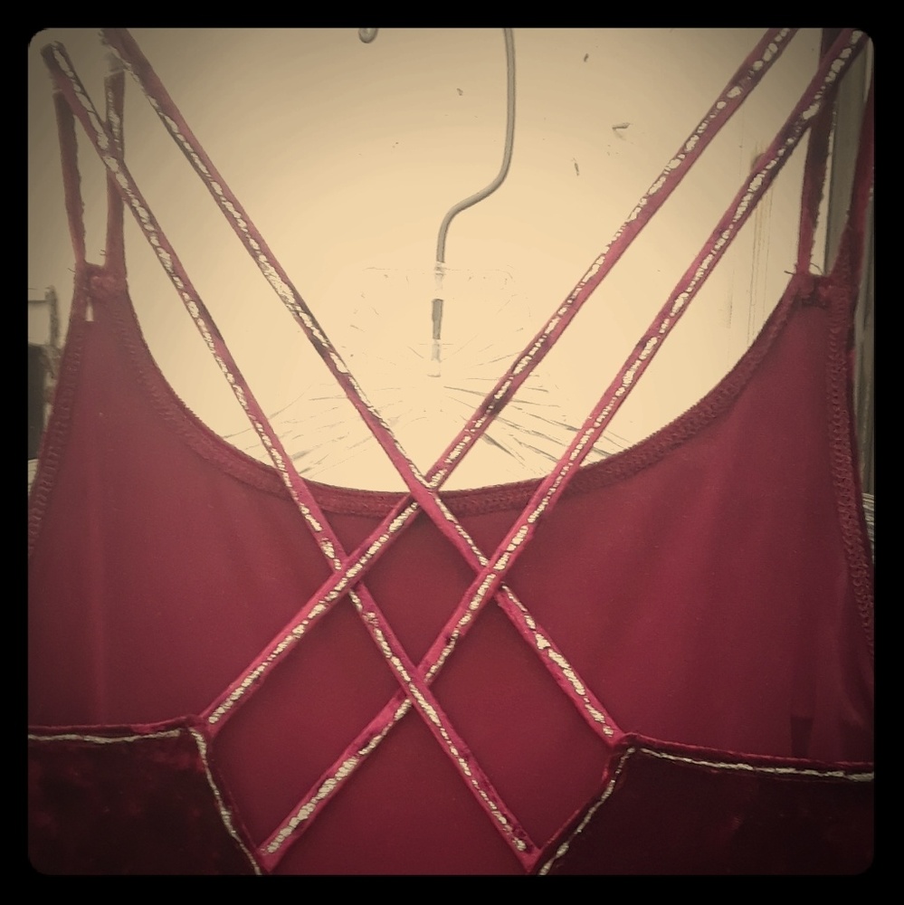 Floor length velvet formal